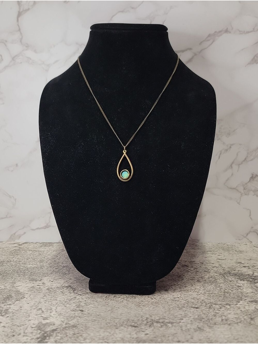 One of a kind Uranium Glass Necklace